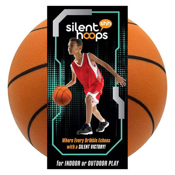 Supreme Silent Hoops Standard Size Indoor Basketball by Silent Hoops, Ages 3+