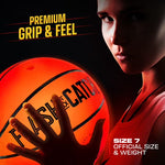 Light-up Basketball - Glow-in-the-Dark - Gifts for Boys - Sports Gear Accessories for Kids - Teens Birthday Gift Age 8-15+ Year Old