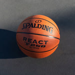 Spalding React TF-250 Official Size 7 Indoor-Outdoor Basketball 29.5 Inch