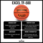 Spalding Excel TF-500 Indoor-Outdoor Basketball 28.5"